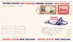 New Zealand SG#590,#585-TRANSPACIFIC CLIPPER-NEW ZEALAND ...