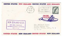 New Zealand SG#588-TRANSPACIFIC CLIPPER-NEW ZEALAND ...