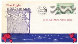 Sc#C21-TRANSPACIFIC CLIPPER-NEW ZEALAND EXTENSION-HONOLULU TO LOS ...