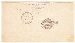 New Zealand SG#624(pair)-TRANSPACIFIC CLIPPER-FIRST FLIGHT-WELLINGTON ...