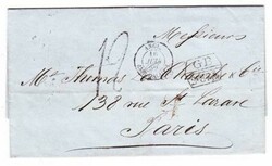 Great Britain STAMPLESS-PACKET OFFICE-CALLAO ...