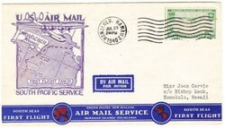 Sc#C21-TRANSPACIFIC CLIPPER-NEW ZEALAND EXTENSION-RETURN-HAWAII TO ...