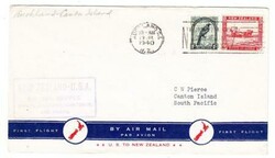 New Zealand SG#588,#585-TRANSPACIFIC CLIPPER-NEW ZEALAND ...