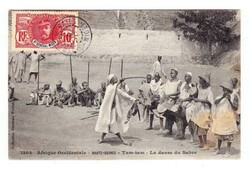 Upper Senegal and Niger sc#5(single frank)-KAYES 20/DEC/07-Postcard ...