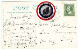 1c Franklin YELLOWSTONE NAT`L PARK WYO. JUN/20/1911-Postcard View ...