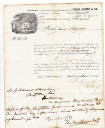 STAMPLESS ILLUSTRATED LETTERSHEET-STEAM CORDAGE FACTORY-NEW YORK ...