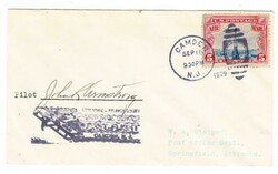 Sc#C11-CAM No.19-NEW YORK TO ATLANTA ROUTE-FIRST FLIGHT-CAMDEN N.J. ...
