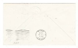 Sc#C10-C.A.M No.3-CHICAGO TO DALLAS ROUTE-FIRST FLIGHT-TULSA OKLA ...