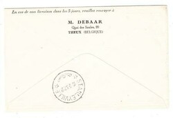 Belgian Congo Sc#C7,#139-FIRST FLIGHT-Mu#53-KINDU 5/2/37-TO ...