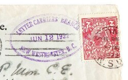 Australia OFFICIAL-PERFIN-OS/NSW-SG#63-SYDNEY MY/16/1922-TO NEW ...