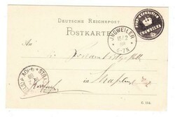 Bavaria SAAR-OFFICIAL-ZNGWEILER-NEGATIVE CROWN HANDSTAMP-JNGWEILER ...