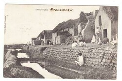 Madagascar Sc#84(pair)-Postcard View AMBANIVOLO-8/11/20-INDISTINCT ...