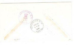 Sc#C37(coil stamp)-CAM No.72-NEW YORK TO MASSENA N.Y. ROUTE-FIRST ...