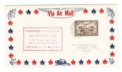 Canada AIR POST SEMIOFFICIAL STAMP-Sc#CL50-COMMERCIAL AIRWAYS ...