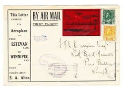 Canada AIR POST SEMIOFFICIAL Sc#CLP5a(Type II)-FIRST ...