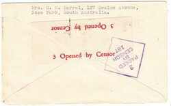 AUSTRALIA RED CROSS POW ENVELOPE-BRITISH CIVILIAN INTERNEE-BATU GAJAH ...