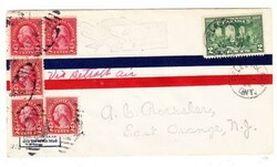 Canada Sc#142-PELEE ISLAND JAN/4/28-RELIEF FLIGHT RETURN(not FFC)-TO ...