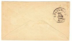 NEW WASHINGTON(Crawford County)OHIO-OCT/27/1887-H IN CONCENTRIC ...