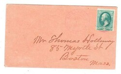 3c BANKNOTE-BURBANK(Wayne County)OHIO-D.W. HOLLOWAY P.M. ...