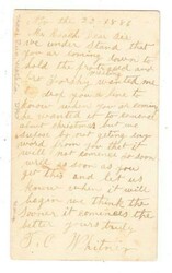 D.P.O.-STEEL RUN(Washington County)OHIO-NOV/23/1886 (dateline)A BIT ...