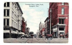 SPRINGFIELD(Clark County)OHIO-AUG/29/1910-Postacard View LIMESTONE ...
