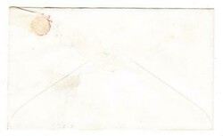 NEW YORK CITY-CIRCLE OF HEARTS FANCY CANCEL-POSTAL ENVELOPE