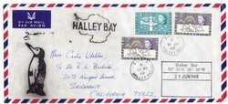 British Antarctic Territory SG#11(x2)#10-BASE Z HALLEY BAY ...