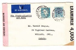 Ireland SG#122,#127-DUBLIN 23/VIII/42-TRANSATLANTIC CLIPPER-AIR ...