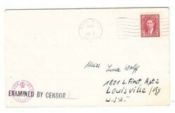 Canada SG#359-BASE A.P.O. 1941/JUL/9-INTERNMENT CAMP N-OTTAWA ONT ...