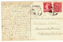 Andorra FORERUNNER-BEFORE UPU-Postcard View ANDORRA,VISTA PANORAMICA ...