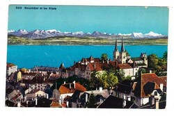 Switzerland Sc#157,#186(strip of 5)-ST.CROIX SUISSE 9/IX/16-Postcard ...