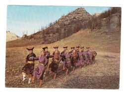 Mongolia Sc#2193(pair)#2192-ULAN BATOR-95/02/10-Postcard View-TO USA