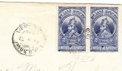 Ethiopia Sc#236(pair)-ADDIS ABEBA TO SWITZERLAND-INDISDTINCT DATE