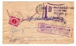 Ireland POSTAGE DUE-SG#6-BAILE ATHA CLIATH 16/VIII/49(DUBLIN)