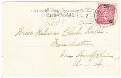 Ponta Delgada Sc#20(single frank)-PONTA DELGADA 4/OUT/1903-Postcard ...