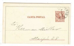 Argentina Postal Letter Card-HG:A10d-PRIVATE PRINTED-SOCIETY FOR THE ...