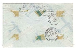 Belgium SC#C4,#C2-ANVERS 22/III/34-FIRST FLIGHT-Mu#159-TO ...