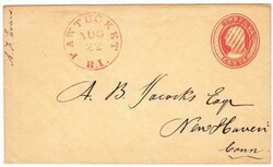 PAWTUCKET(Providence County0RHODE ISLAND-AUG/22/circa 1855(red)-TO ...