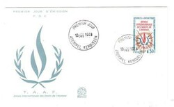 French Southern & Antarctic Territory Sc#32-HUMAN RIGHTS YEAR ...