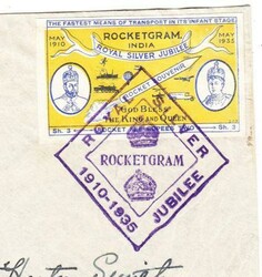 ROCKET MAIL-INDIA-DIAMOND HARBOUR-ROYAL SILVER ...