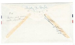 MAILED AT WAKE ISLAND PACIFIC OCEAN(violet)-TRANSPACIFIC ...