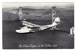Sc#C20-FIRST COMMERCIAL TRANSPACIFIC CLIPPER PASSENGER FLIGHT-CLARA ...
