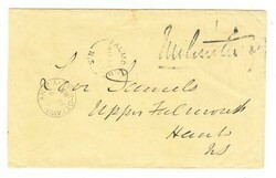 Canada STAMPLESS-OTTAWA CANADA FREE-AU/7/85-HANDSTAMP FRAMK-TO ...