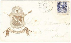 UNIVERSITY OF MICHIGAN-ILLUSTRATED ENVELOPE-SCIENTIAE AMOR NOS ...