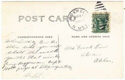 ROSWELL(Chaves County)NEW MEXICO TERRITORY-JAN/11/19-REAL PHOTO ...