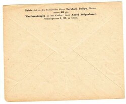 Germany STADT POST-DRESDEN-2 Pfennig POSTAL ENVELOPE(violet on ...