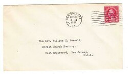 2c FOURTH BUREAU ISSUE-USED IN BLUEFIELDS NICARAGUA MAY/8/1931-TO ...