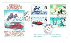 British Antarctic Territory-SG#20-3(complete set)-FIRST DAY-SIGNY ...