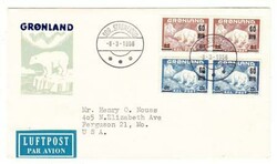 Greenland Sc#39(pair)#40(pair)-STROMFJORD 8/3/1956-FIRST ...