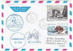 French Southern & Antarctic Territory-Sc#C58,#C57-SHIP MAIL-MARTIN DE ...
